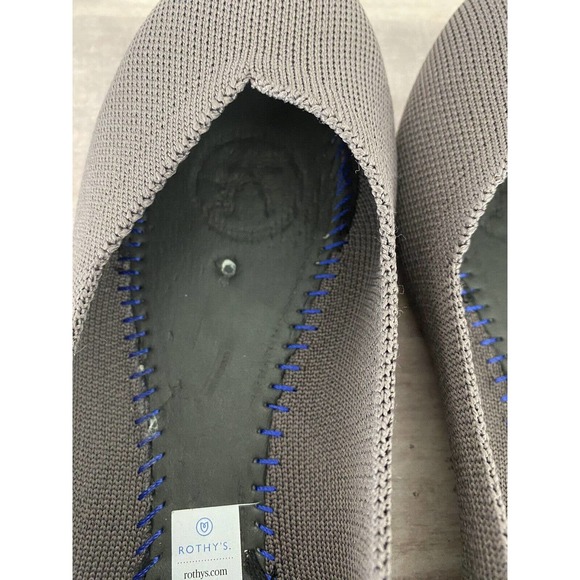 Rothy's The Flat Retired Color Mink Rounded Toe Knit Flats Women's size 7.5 - Picture 6 of 8